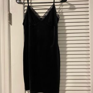 Black Velvet Dress Fashion Nova